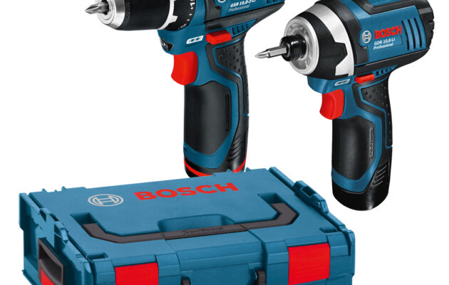 סט מברגה/מקדחה בוש BOSCH GDR+GSR 12V-LI