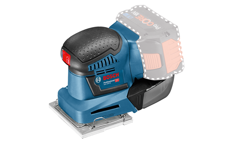 מלטשת רוטטת בוש BOSCH GSS 18V