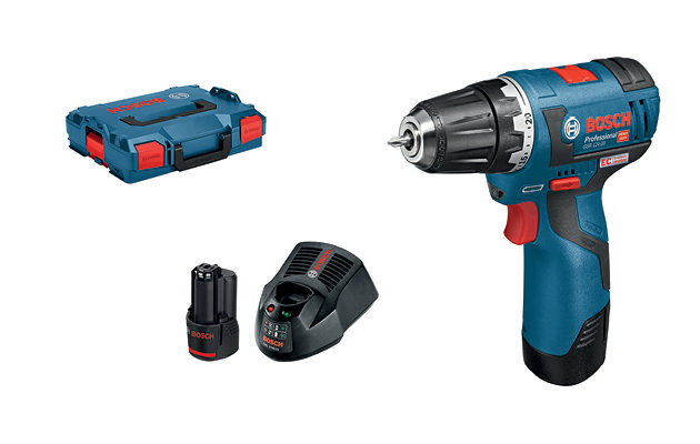 מקדחה/מברגה בוש BOSCH GSR 10.8-EC + מטען ומזוודת LBOXX