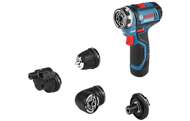 מברגה/מקדחה מודולרית בוש BOSCH GSR 12V-15FC