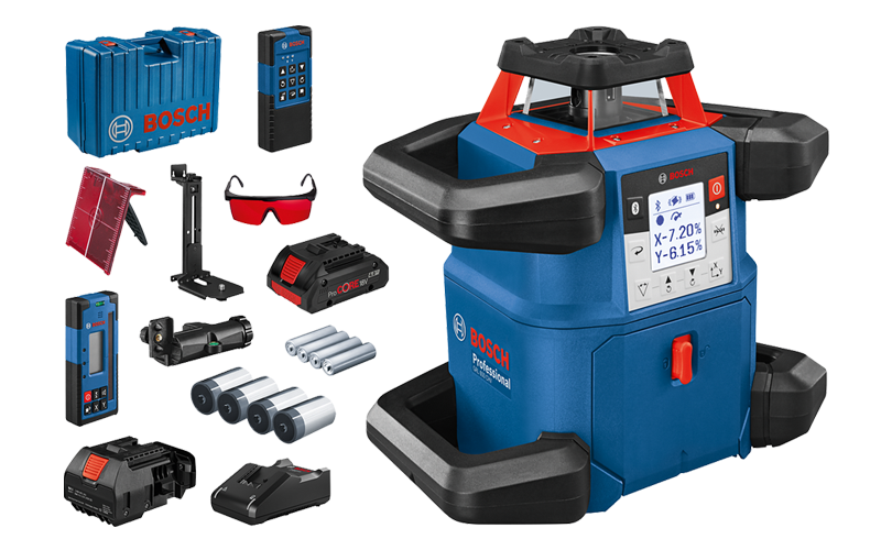 פלס לייזר מסתובב בוש BOSCH GRL 600 CHV