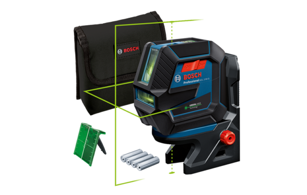 פלס לייזר צלב ירוק בוש BOSCH GCL 2-50G
