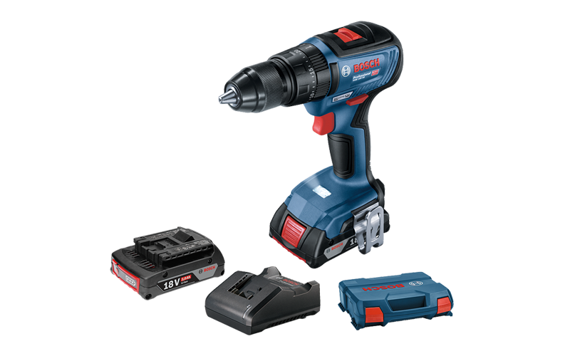 מברגה/מקדחה רוטטת נטענת בוש BOSCH GSB 18V-50