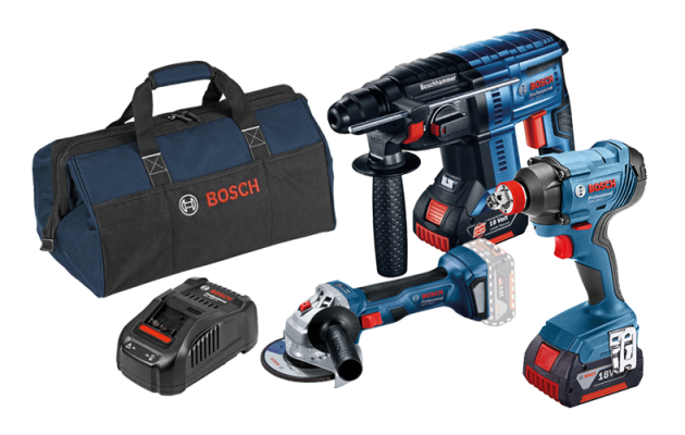 סט 3 כלים ליתיום Professional 18V- Li + תיק נשיאה