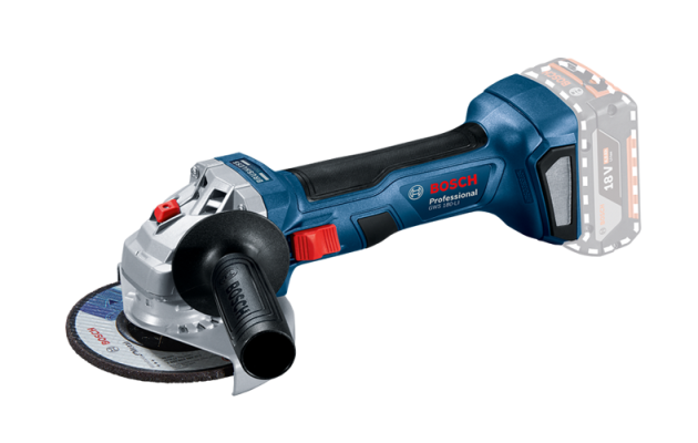 משחזת זווית נטענת בוש BOSCH GWS 180 - גוף בלבד!