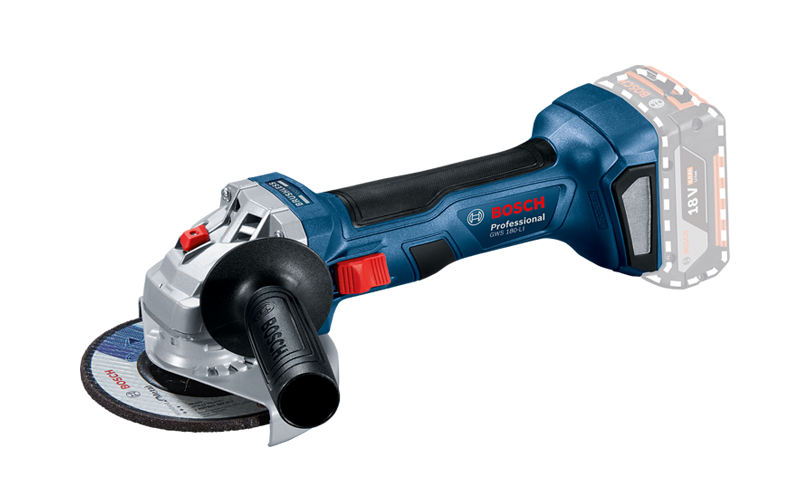 משחזת זווית נטענת בוש BOSCH GWS 180 - גוף בלבד!