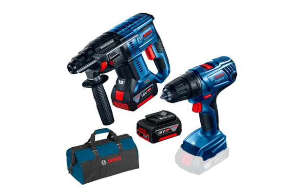 סט 2 כלים בושBOSCH GSR 180 + GBH 180